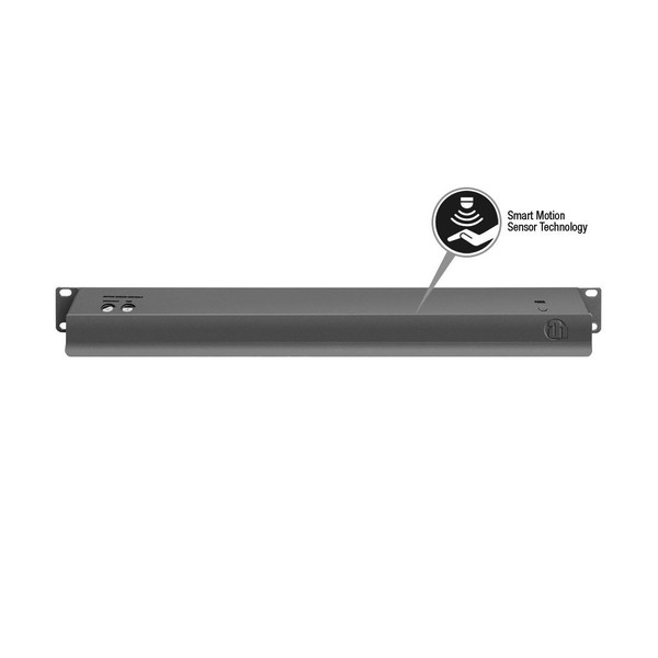 Adam Hall 19'' LED Sensor Rack Light, 1U, White 3