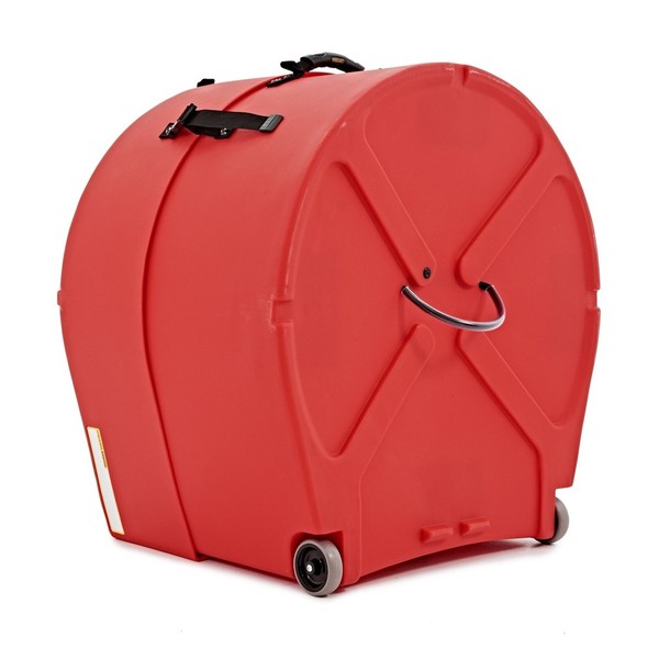 24" Red Hardcase Bass Drum Case