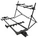 Sequenz Standard Double Tier Small Keyboard Stand, Black - Bundle