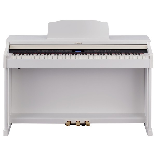 Roland HP601 Digital Piano, Contemporary White 1