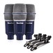 SubZero SZD-30 Dynamic Drums and Percussion Microphone Pack