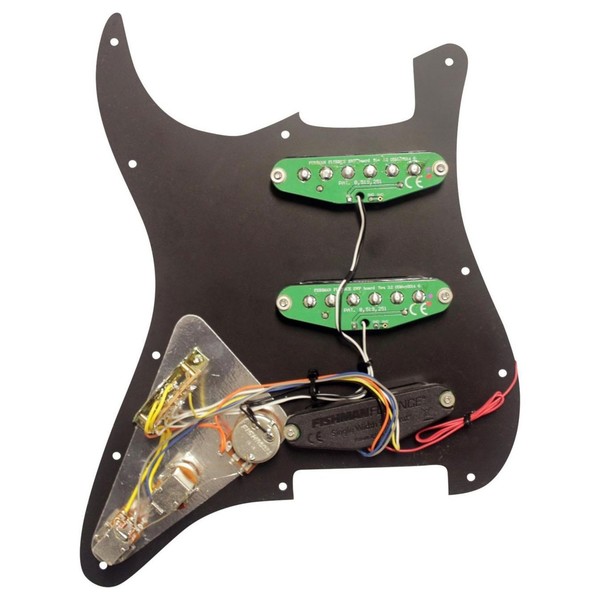 Fishman Fluence Multi-Voice Loaded Single Width Pickup Set, Black