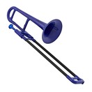 pBone Mini Plastic Trombone, Blue