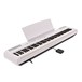 Yamaha P115 Digital Piano, White