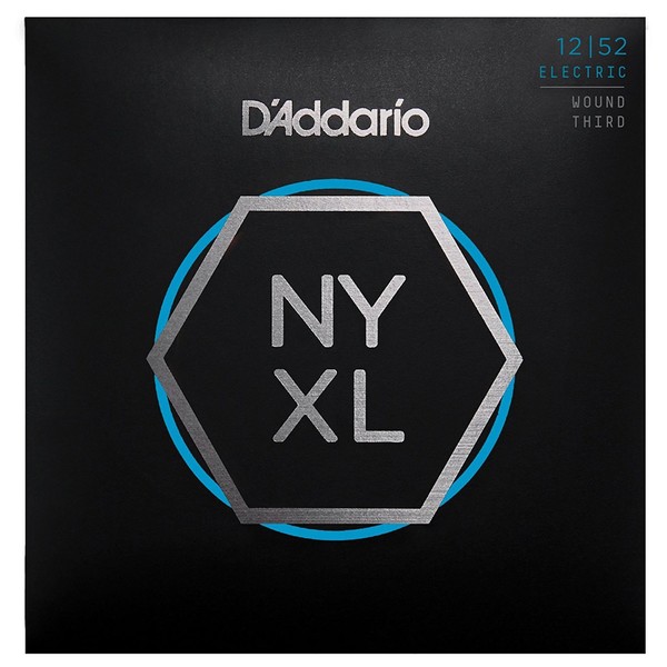 D'Addario NYXL1252W Nickel Wound, Light Wound 3rd, 12-52 Main Image