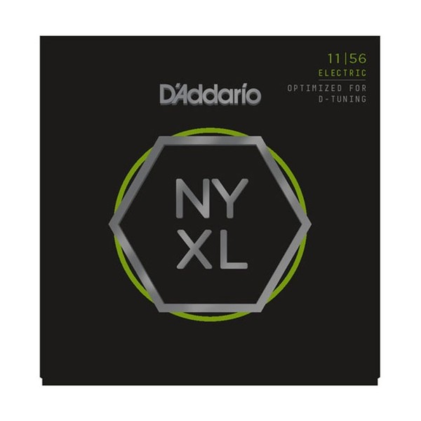 D'Addario NYXL1156 Nickel Wound, Medium Top / Ex-Heavy Bottom, 11-56 Main Image