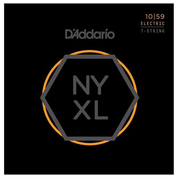 D'Addario NYXL1059 7-String Electric Guitar Strings, Regular Light Main Image