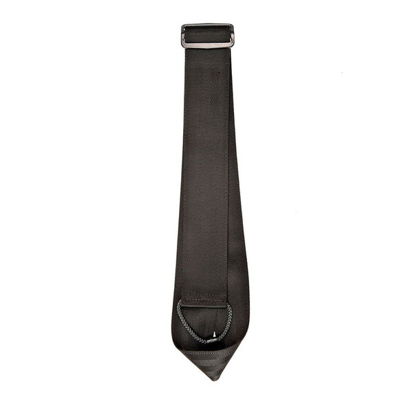 D'Addario Nylon Classical Guitar Strap, Black Front View