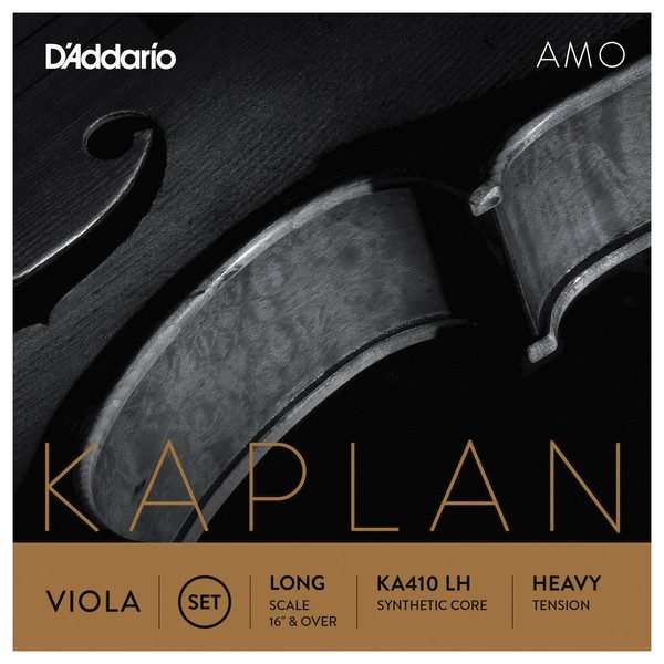 D'Addario Kaplan Amo Viola String Set, Long Scale, Heavy 