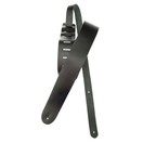 D'Addario 25L00-DX Classic Leather Guitar Strap, Black, Extra-Long
