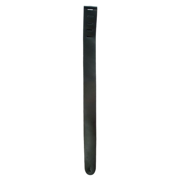 D'Addario Classic Leather Guitar Strap, Black, Extra-Long