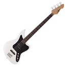Seattle Bass Guitar by Gear4music, White