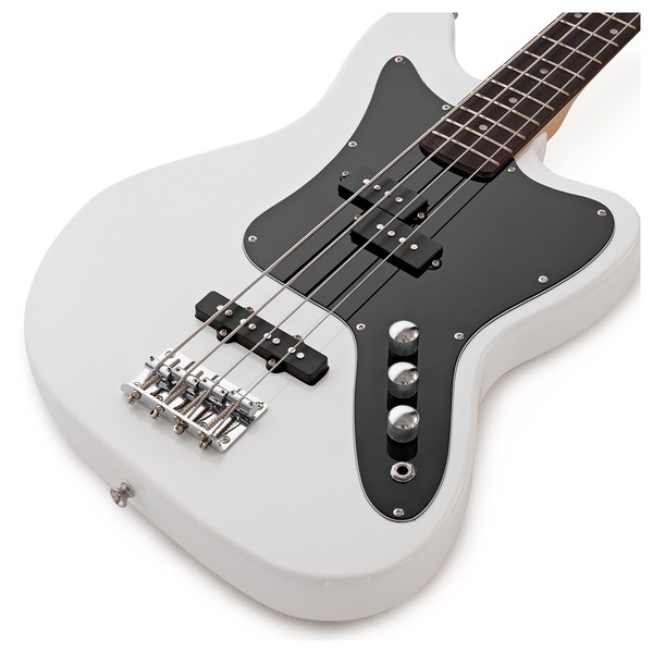 Seattle Bass Guitar by Gear4music, White