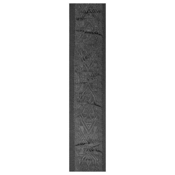 D'Addario Woven Guitar Strap, Black Satin