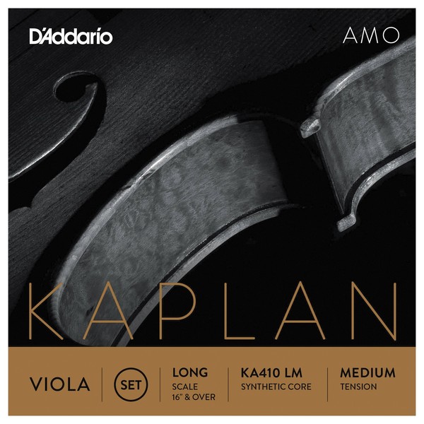 D'Addario Kaplan Amo Viola String Set, Long Scale, Medium