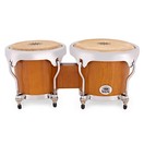 Natal Fuego Natural Wood Bongos, Chrome Hardware, Matt Honey