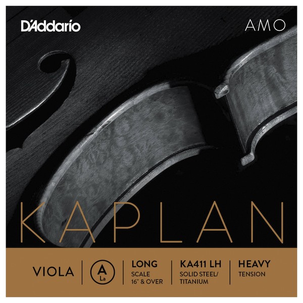 D'Addario Kaplan Amo Viola A String, Long Scale, Heavy 