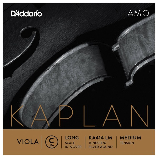 D'Addario Kaplan Amo Viola C String, Long Scale, Medium