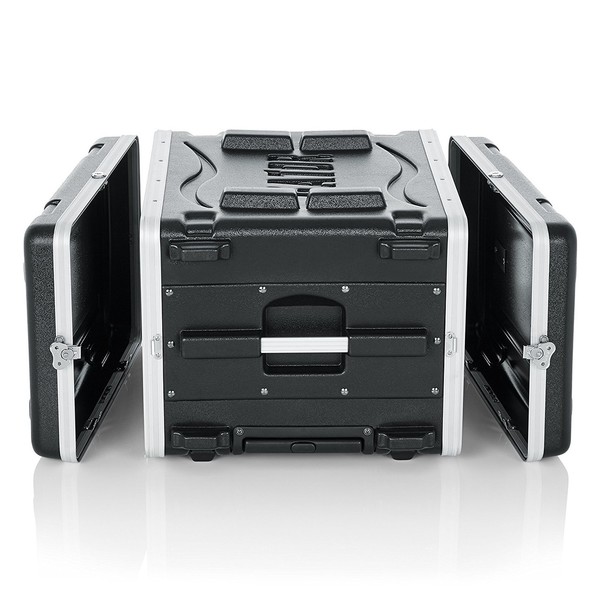 Gator GRR-6L Lockable Moulded Rolling Rack Case, 6U 4