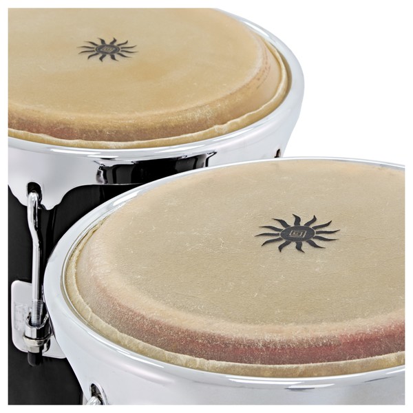 Natal Natural Wood Congas 10'' & 11'' Black Gloss