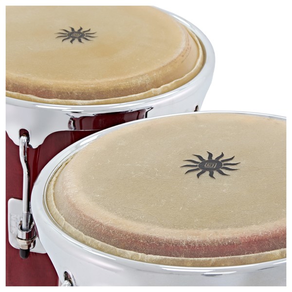 Natal Natural Wood Congas 10'' & 11'' Red Gloss