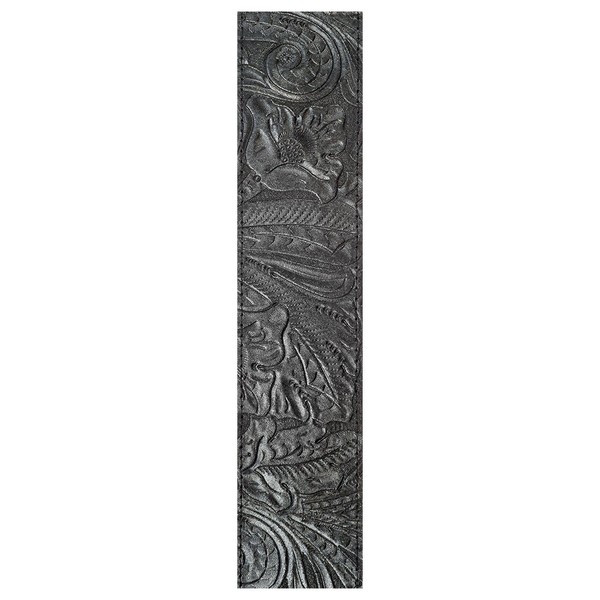 D'Addario Embossed Leather Guitar Strap