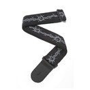 D'Addario 50F04 Woven Guitar Strap, Barbed Wire