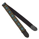 Gretsch G Brand Strap Blue/Orange, Black Ends