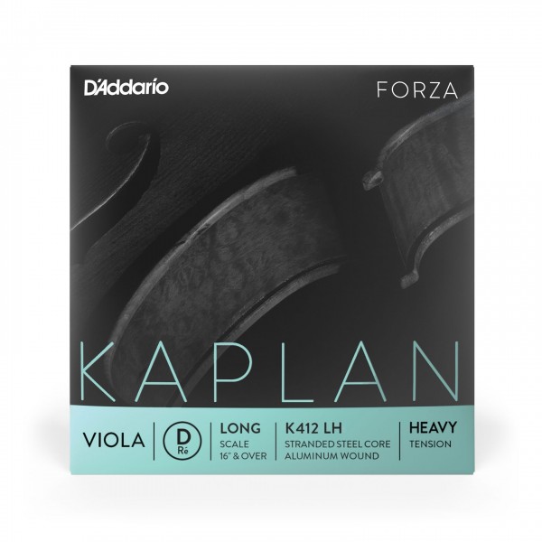 D'Addario Kaplan Forza Viola D String, Long Scale, Heavy