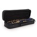 Elkhart 100FLE Student Flute, Blue with Gold Lacquer Keywork