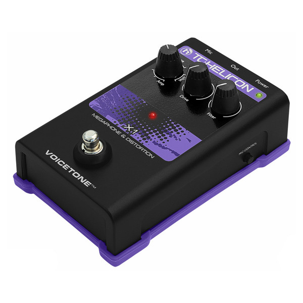 TC Helicon VoiceTone X1 Megaphone and Distortion Vocal Processor