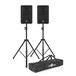 Yamaha CBR10 10'' Passive PA Speaker - Pair with Stands and Bag 1