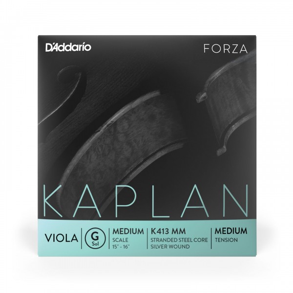 D'Addario Kaplan Forza Viola G String, Medium Scale, Medium