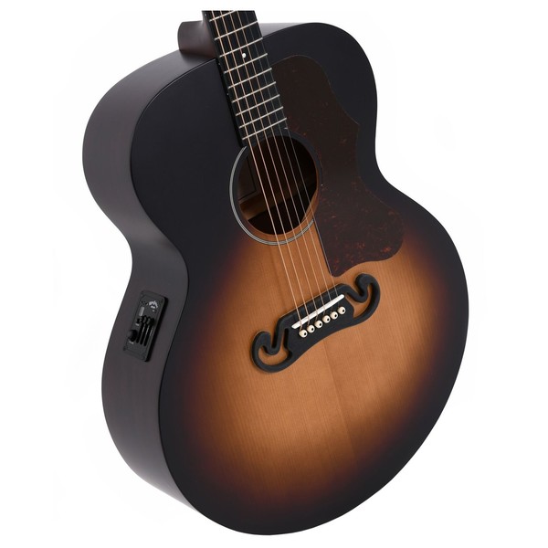 Sigma GJM-SGE+ Electro Acoustic, Sunburst Body View