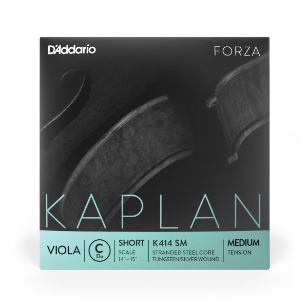 D'Addario Kaplan Forza Viola C String, Short Scale, Medium