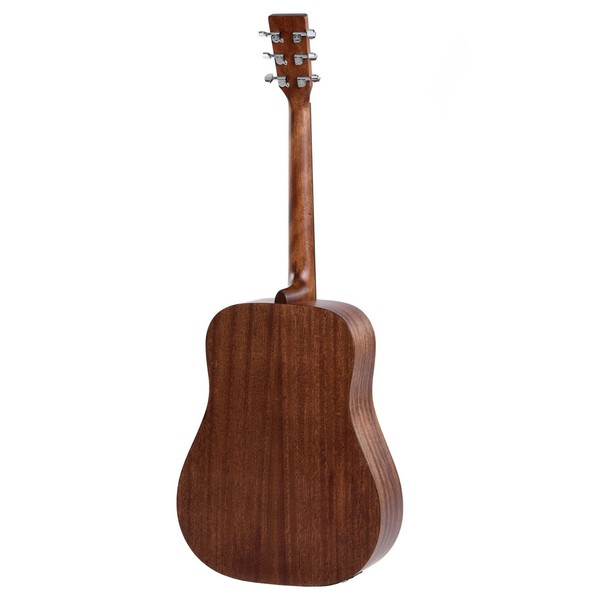 Sigma DMEL+ Electro Acoustic Left Handed, Natural Back View