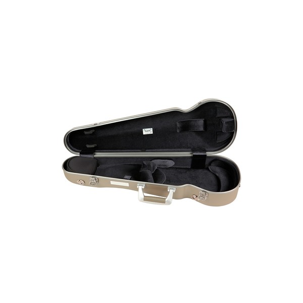 BAM L'Opera Supreme Polycarbonate Violin Case, Champagne & Silver