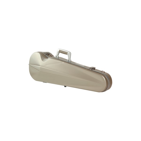 BAM L'Opera Supreme Polycarbonate Violin Case, Champagne & Silver