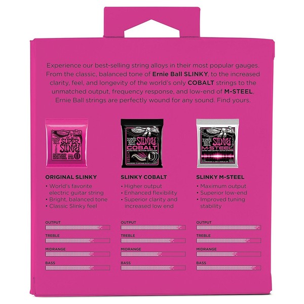 Ernie Ball Super Slinky 9-42 Electric Tone Pack