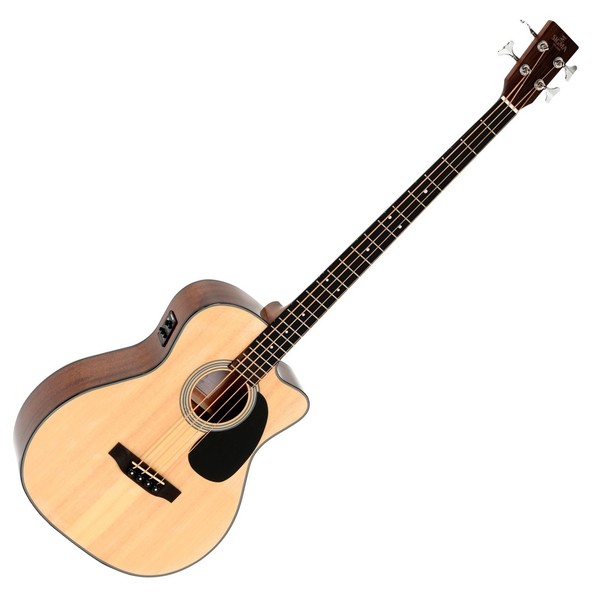 DISC Sigma BMC 1STE Electro Acoustic Bass Natural at Gear4music