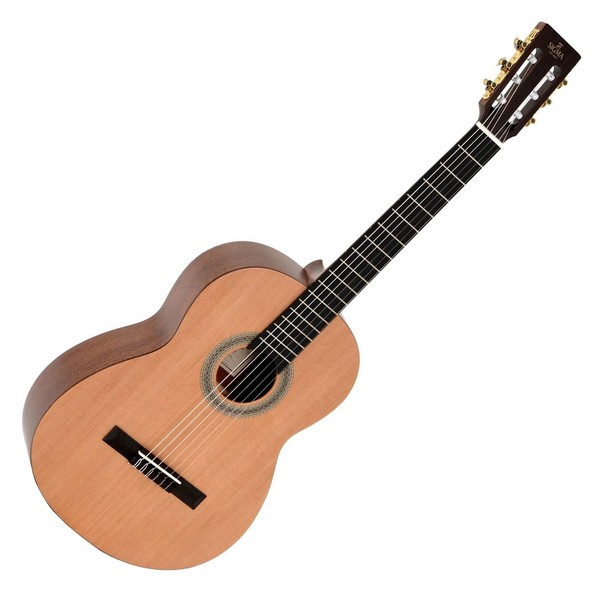 Sigma SIG-CM-ST+ Classical Guitar, Natural Front View