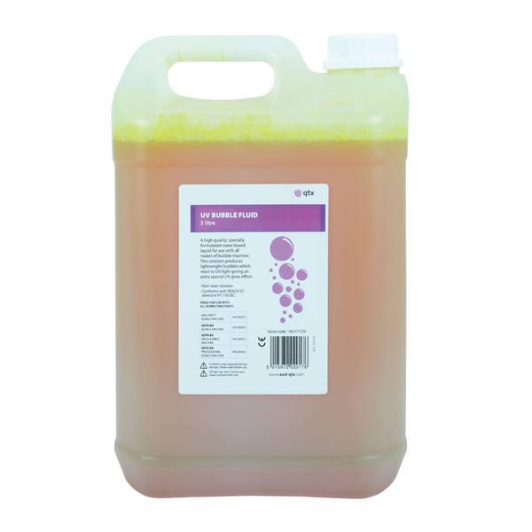 QTX UV Bubble Fluid, 5 Litres