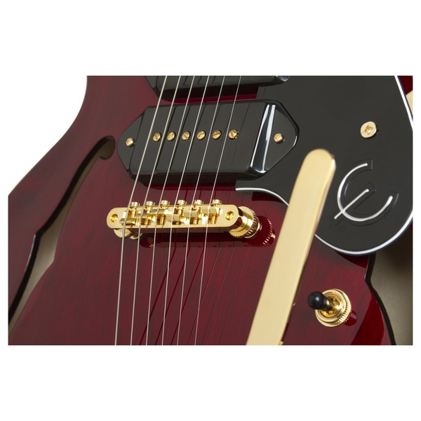 Epiphone Riviera Custom P93, Wine Red at Gear4music