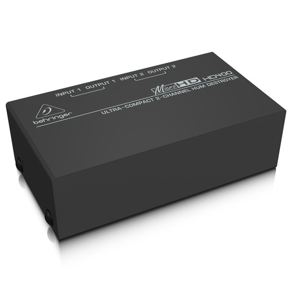 Behringer MICROHD HD400 Hum Destroyer, Left Side
