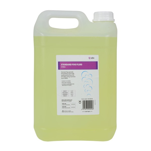 QTX Light Density Fog Fluid, 5 Litres