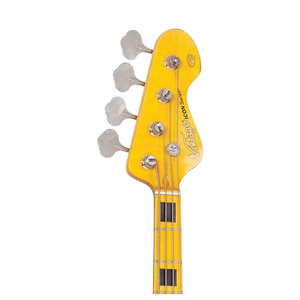 【激レア】Vintage ICON SERIES VJ74 フレットレスベース DISC Vintage VJ74 Icon Bass MN, Distressed Black at Gear4music