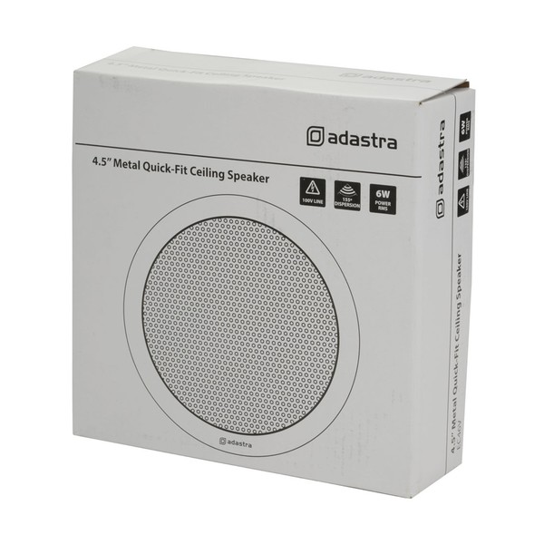 Adastra 4.5'' 100V Ceiling Speaker, Box