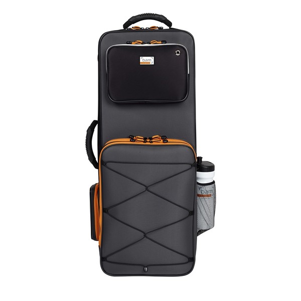 BAM Peak Performance Tenor Saxophone Case, Black and Grey