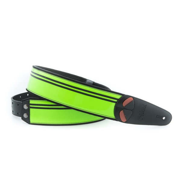 RightOn Straps Mojo Neon Guitar Strap, Green