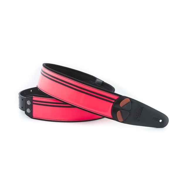 RightOn Straps Mojo Neon Guitar Strap, Pink